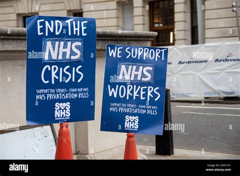 London, UK - March 11, 2023: Thousands of people have rallied in