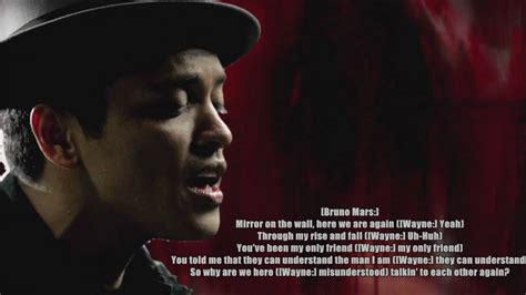 Lil Wayne Feat Bruno Mars Mirror With Lyrics Youtube