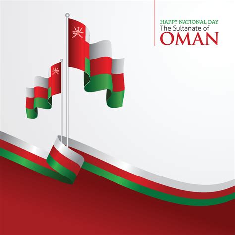 Oman National Day Banner Celebration 3186078 Vector Art At Vecteezy