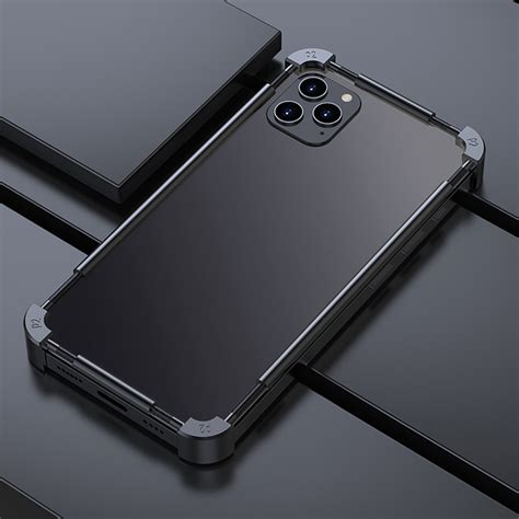 Metal Bumper Frame Case Cover Shockproof For Iphone 12iphone 12 Pro