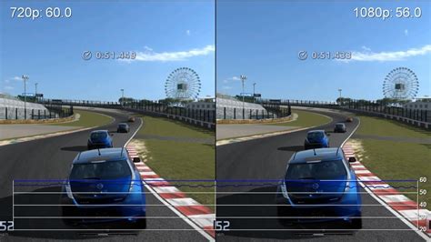 Gran Turismo 6 Demo 720p Vs 1080p Gameplay Frame Rate