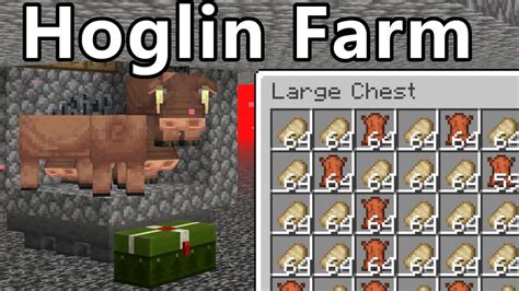 Hoglin Farm Minecraft 120 Youtube