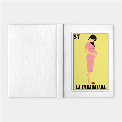 Loteria Mexicana Art Mexican Loteria Art Regalo Para Embarazada Embarazada Notebook