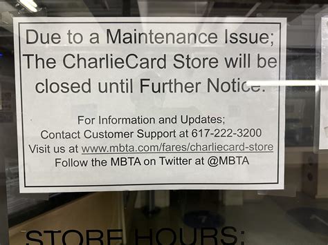 Charlie Card store is closed until further notice huh? : r/mbta
