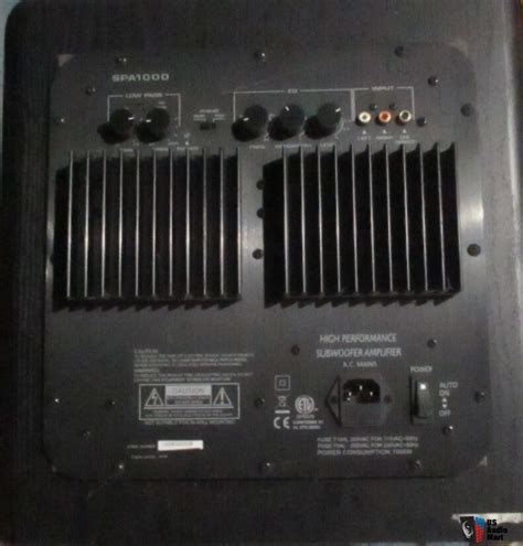 Dayton Audio Spa1000 1000w Subwoofer Plate Amplifier Photo 4278962