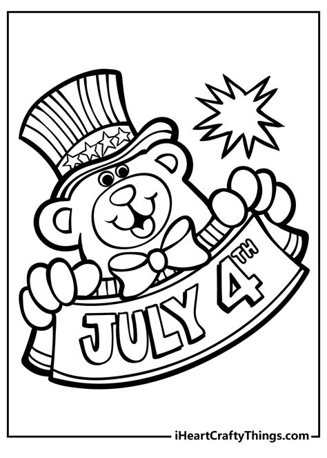 Super Cute Free Printable Th Of July Coloring Page Bundle Coloring My
