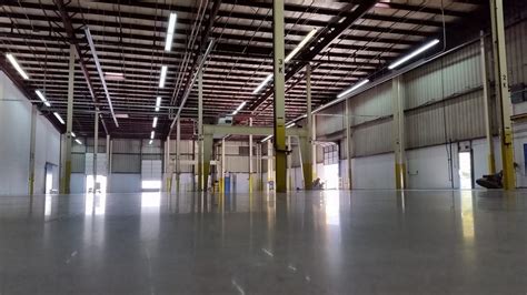 Polished Concrete Warehouse Tulsa