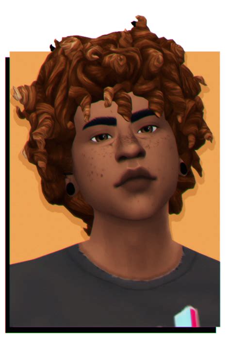 Sims 4 Maxis Match Child Male Curly Hair Vsafactor