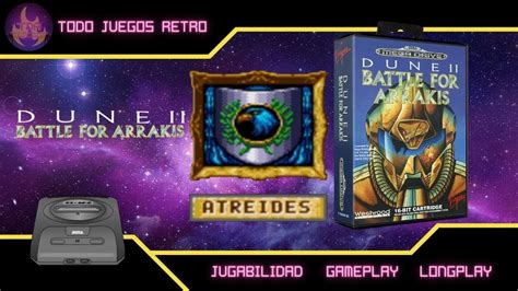 Sega Genesis Longplay Games 🎮 Dune The Battle For Arrakis ️ Atreides