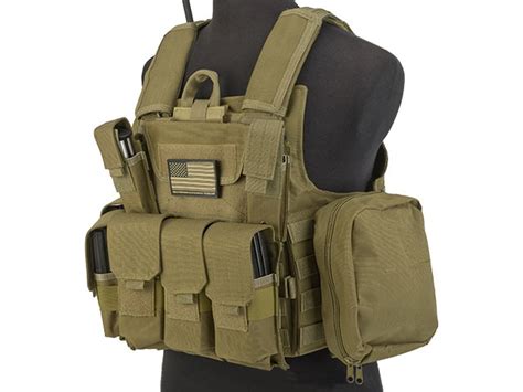 Usmc Style Ciras Type Force Recon Tactical Vest W Full Pouch