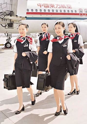 China Eastern Airlines Cabin Crew Going Off Duty World Stewardess Crews