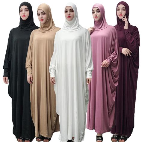 Women Women Muslim Loose Abaya Long Sleeve Kaftan Islamic Arab Jilbab Maxi Dress Robe Clothing