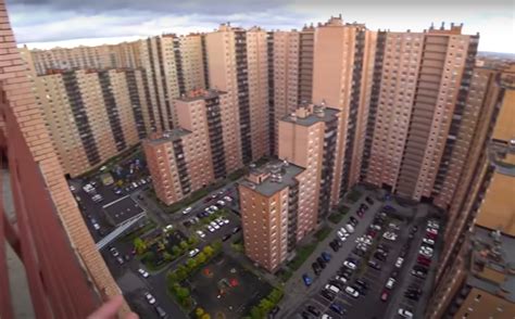 Russian Apartment Building Houses People