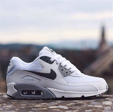 Shoes Grey Nike Running Shoes Air Max White Wheretoget