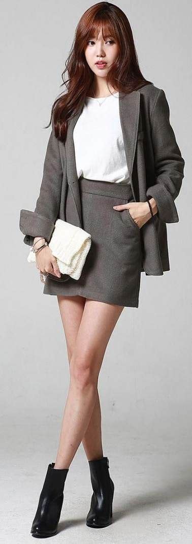 24 ideas fashion korean office skirts