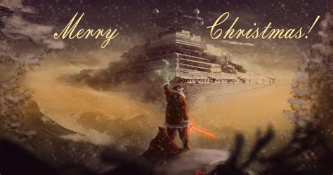 Artstation Merry Christmas Star Wars Vladimir Mineev Star Wars