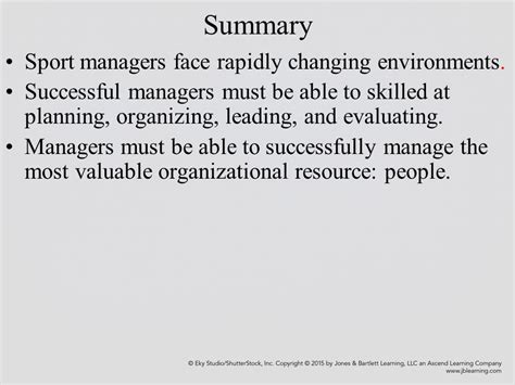 Management Principles Applied To Sport Management Chapter 2 Ppt Video