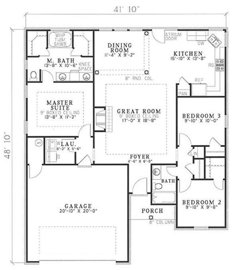 Lovely 15 1400 Sq Ft House Plans With Basement