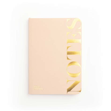 Nude Blank Notebook Write Concept