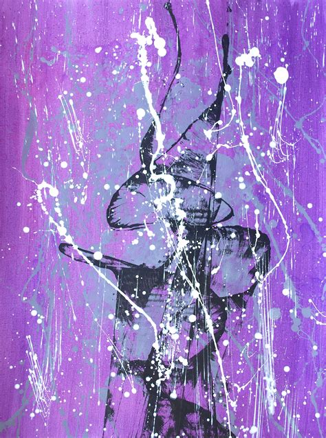Abstract Art Modern Painting Original Artwork Purple Painting Etsy