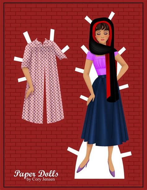 Anita West Side Story Paper Dolls By Cory Paper Dolls Vintage