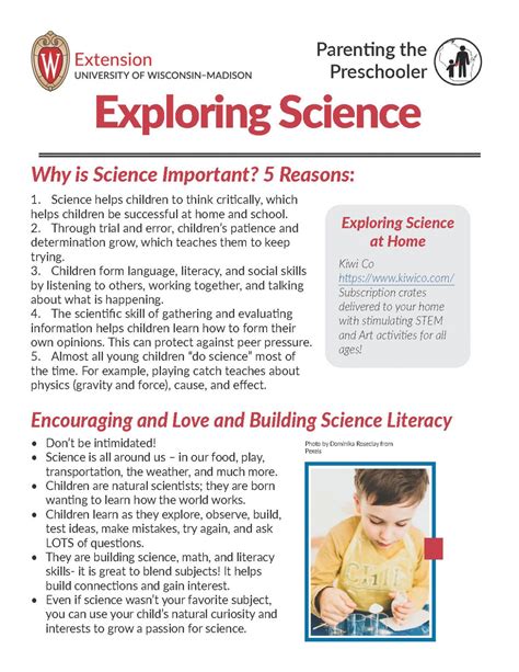 Exploring Science Parenting The Preschooler