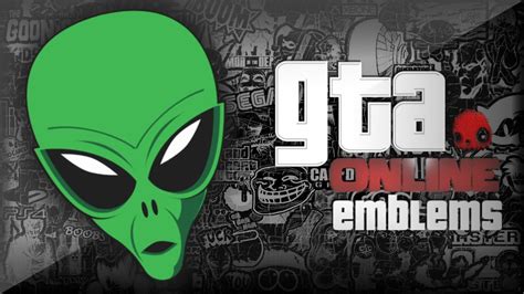 Gta V Alien Custom Crew Emblem Tutorial Grand Theft Auto 5