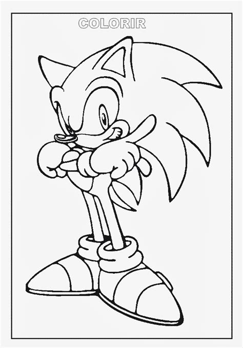 Desenhos Do Sonic Para Colorir E Imprimir Desenhos