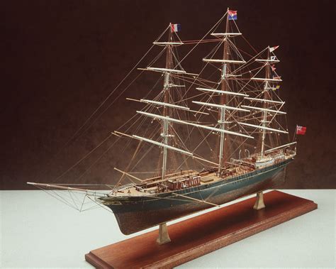 Scale Model Of The Clipper Ship Thermopylae Made By Cyril Hume Maas