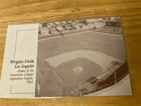 Wrigley Baseball Field Los Angeles Ca Home Of American League Expansion