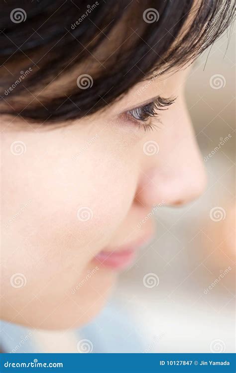 Profile Of Japanese Woman Royalty Free Stock Photography Image 10127847