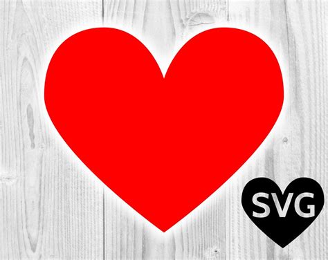 Heart Svg File Cricut Heart Svg Cut File Heart Clipart Heart Dxf