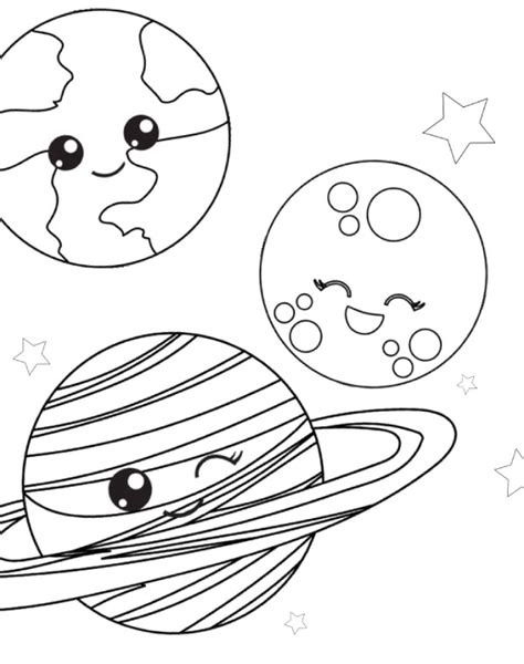 Color the space pages you like and decorate your room! Free Printable Space Coloring Pages For Kids