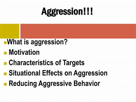Ppt Aggression Powerpoint Presentation Free Download Id6518404