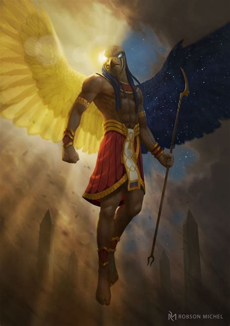 Artstation Horus Robson Michel Egyptian Mythology Horus Egyptian Gods