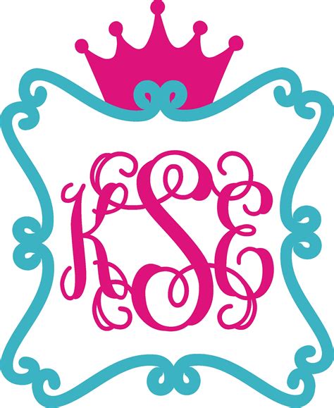 Scroll Wall Monogram with Crown