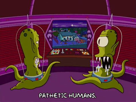 The Simpsons Aliens Gif Find Share On Giphy