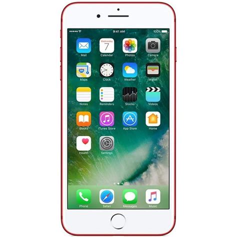 Apple Iphone 7 Plus Gsm Unlocked 4g Lte Red 128gb Certified