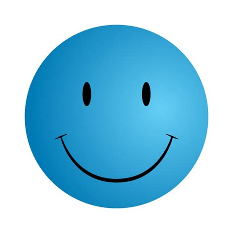Blue Happy Face Png Clipart Best