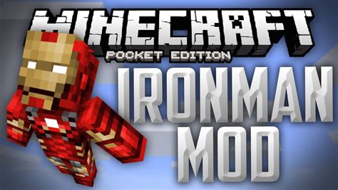 You Are Iron Man Iron Man Mod For Mcpe Minecraft