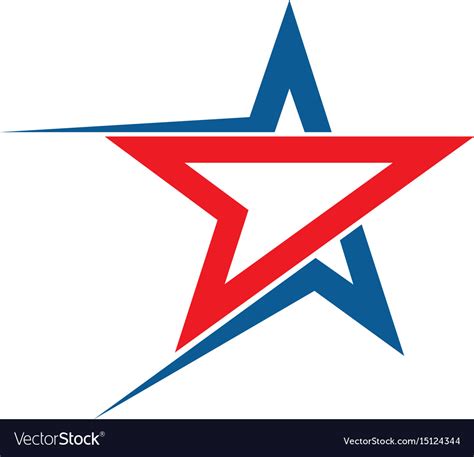 Star Logo Design Royalty Free Vector Image Vectorstock