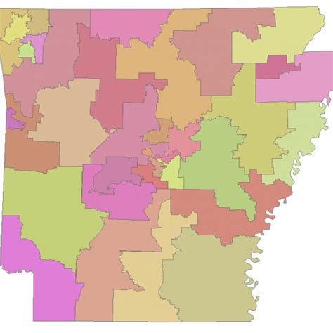 Senate Districts Arkansas Gis Office