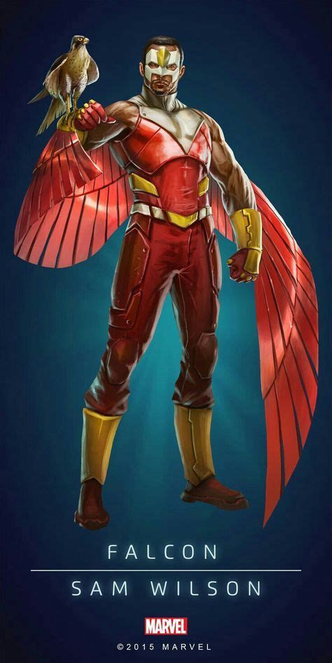 Falcon Sam Wilson Marvel Superheroes Marvel Comic Character Falcon