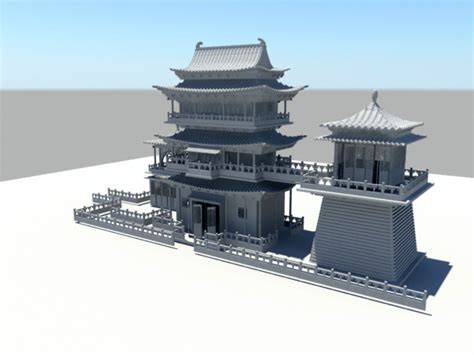 Ancient Chinese Palace 3d Model Download For Free
