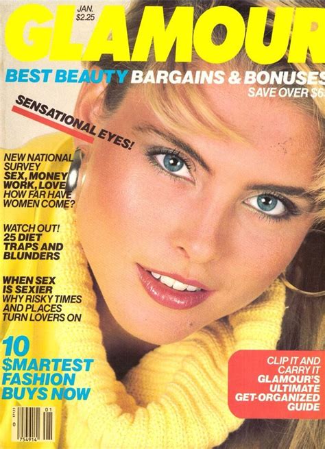 1986 Glamour Magazine Kim Alexis Stephanie Seymour Women Fashion Vintage Ads 80s Ebay Kim