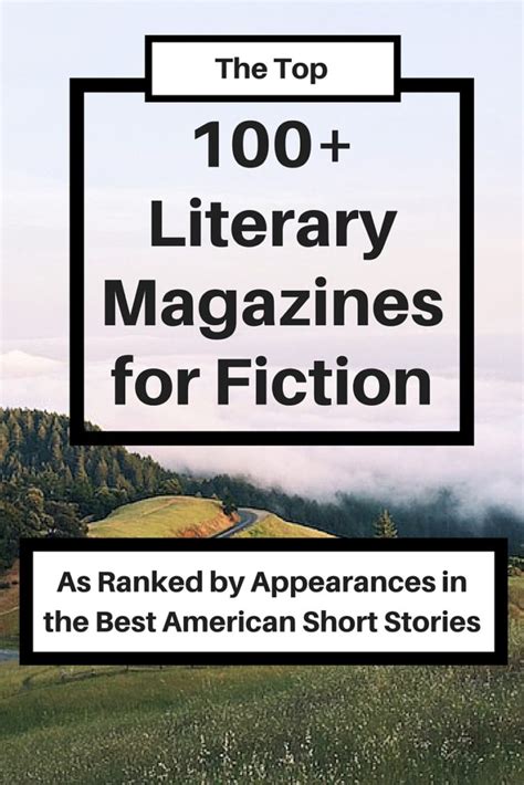 Ranking Of The 100 Best Literary Magazines