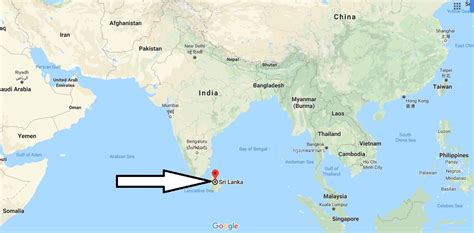 Where Is Sri Lanka Located In The World Sri Lanka Map Where Is Map