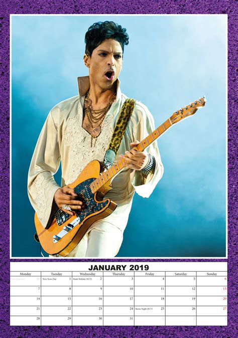 Prince Vægkalendere 2019 Køb På Europosters
