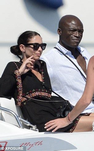 Seal And Erica Packer Snuggle Up And Share A Kiss As They Continue To Pack On The Pda During