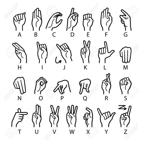 Deaf Symbol Sign Language